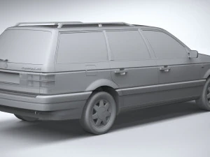 Volkswagen Passat B3 variant 3D Model