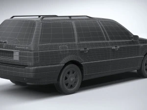 Volkswagen Passat B3 variant 3D Model