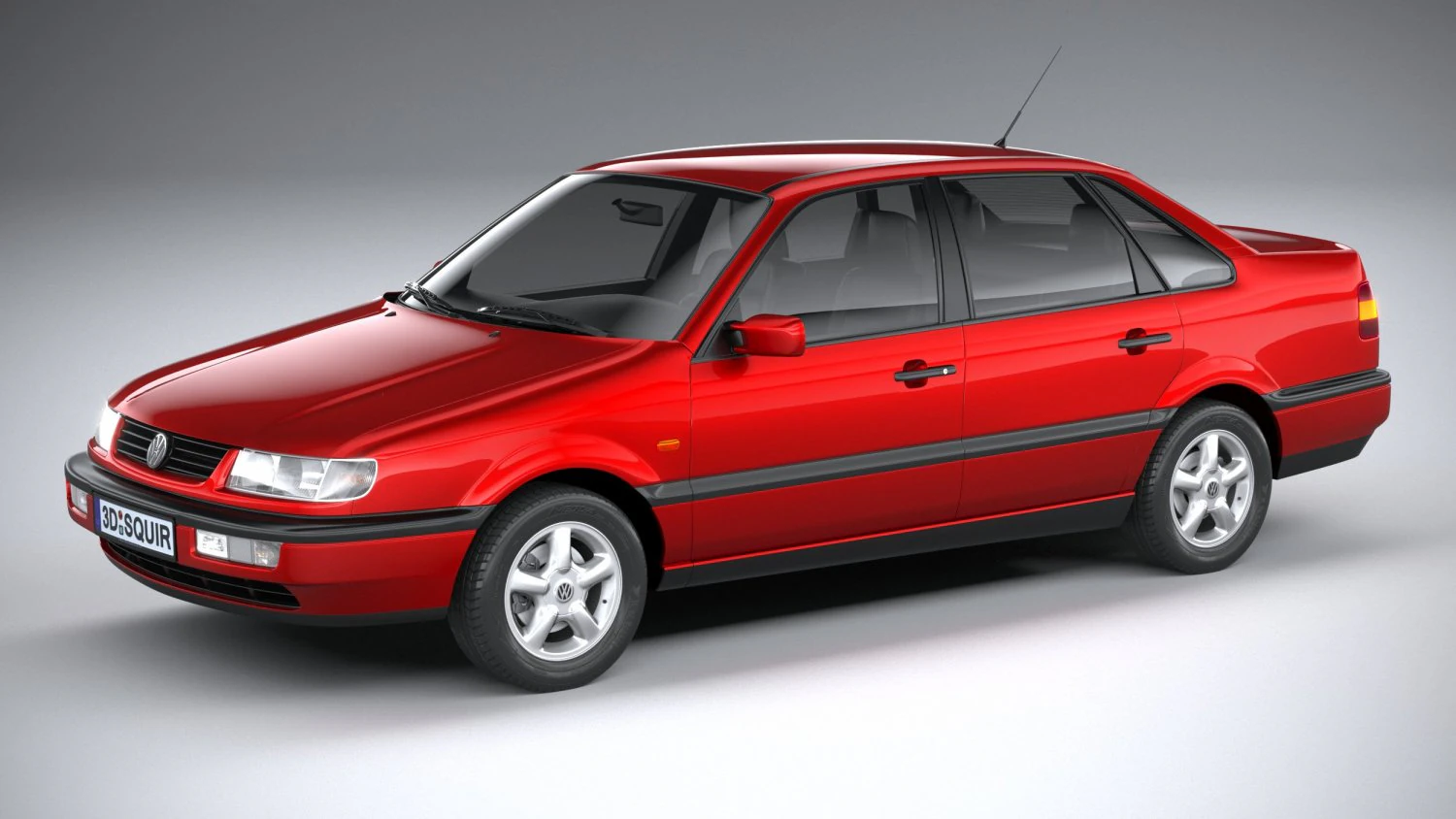 Volkswagen Passat B4 Sedan 3D Model .c4d .max .obj .3ds .fbx .stl .blend 