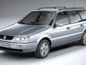 Volkswagen Passat B4 Variant 3Dモデル