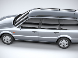 Volkswagen Passat B4 Variant 3Dモデル