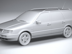 Volkswagen Passat B4 Variant 3Dモデル