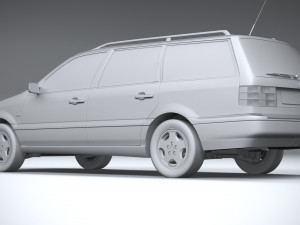 Volkswagen Passat B4 Variant 3Dモデル