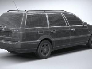 Volkswagen Passat B4 Variant 3Dモデル