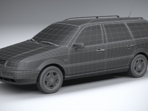 Volkswagen Passat B4 Variant 3Dモデル