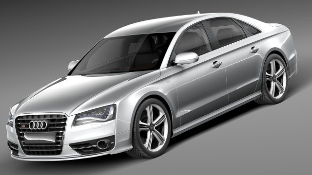 Audi S8 2013 Modelo 3D .c4d .max .obj .3ds .fbx .stl .blend 