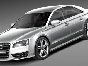 Audi S8 2013 3D Model