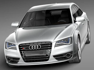 Ауди С8 2013 г. 3D Модель