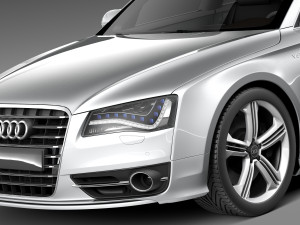 Audi S8 2013 Modelo 3D