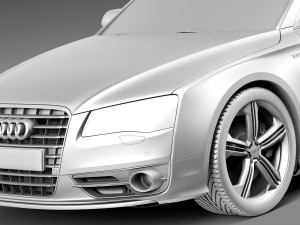 Audi S8 2013 Modelo 3D