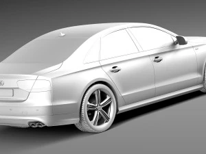 Ауди С8 2013 г. 3D Модель