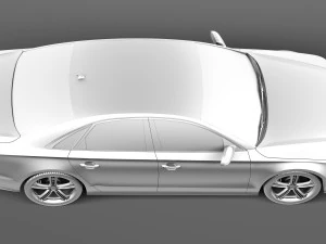 Ауди С8 2013 г. 3D Модель