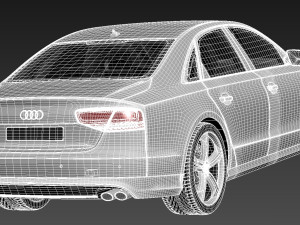 Audi S8 2013 Modelo 3D
