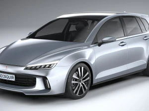 Hatchback gen&eacute;rico v1 2022 Modelo 3D