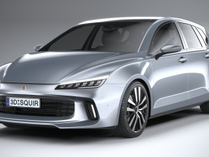 Generic Hatchback v1 2022 3D 모델