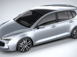 Generic Hatchback v1 2022 3D 모델