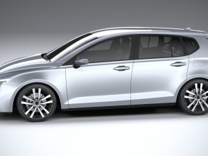 Generic Hatchback v1 2022 3D 모델