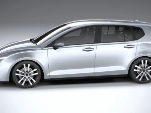 Hatchback gen&eacute;rico v1 2022 Modelo 3D