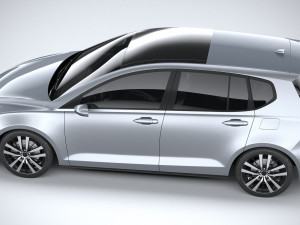 Generic Hatchback v1 2022 3D 모델