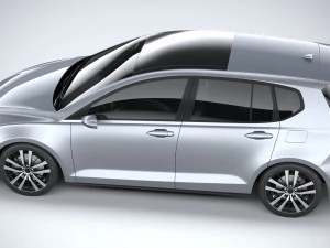 Hatchback gen&eacute;rico v1 2022 Modelo 3D