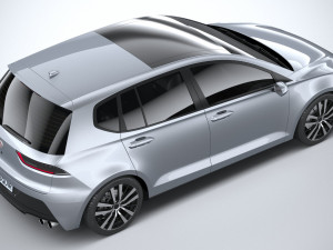 Generic Hatchback v1 2022 3D 모델