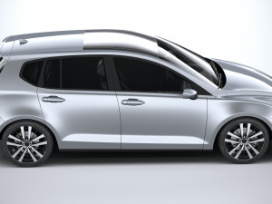 Generic Hatchback v1 2022 3D 모델