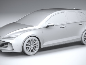 Generic Hatchback v1 2022 3D 모델