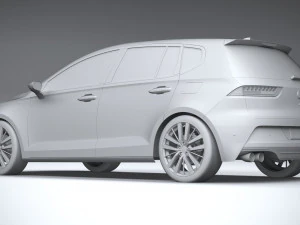 Hatchback gen&eacute;rico v1 2022 Modelo 3D