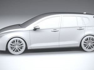 Generic Hatchback v1 2022 3D 모델