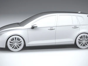 Hatchback gen&eacute;rico v1 2022 Modelo 3D