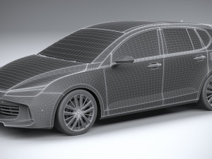 Generic Hatchback v1 2022 3D 모델