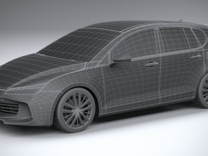 Generic Hatchback v1 2022 3D 모델