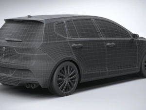 Hatchback gen&eacute;rico v1 2022 Modelo 3D