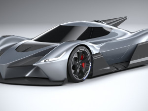 Generic Hypercar 2025 Modello 3D