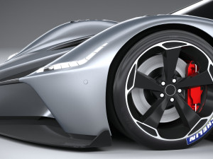 Generic Hypercar 2025 Modello 3D