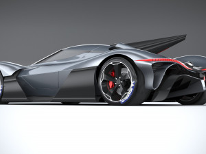 Generic Hypercar 2025 Modello 3D
