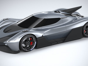 Generic Hypercar 2025 Modello 3D
