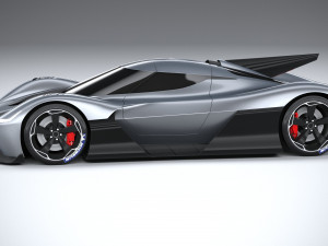 Generic Hypercar 2025 Modello 3D
