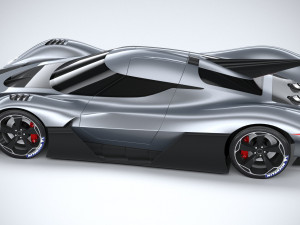 Generic Hypercar 2025 Modello 3D