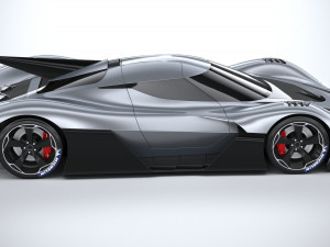 Generic Hypercar 2025 Modello 3D
