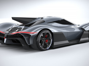 Generic Hypercar 2025 Modello 3D