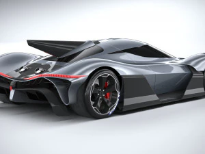 Hipercarro Gen&eacute;rico 2025 Modelo 3D