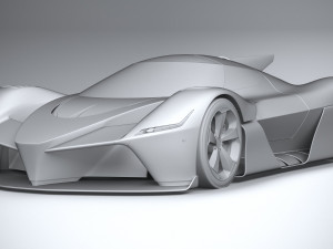 Generic Hypercar 2025 Modello 3D