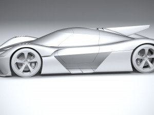 Generic Hypercar 2025 Modello 3D