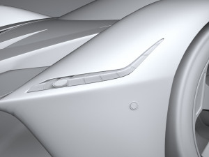 Generic Hypercar 2025 Modello 3D
