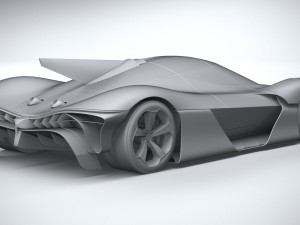 Generic Hypercar 2025 Modello 3D