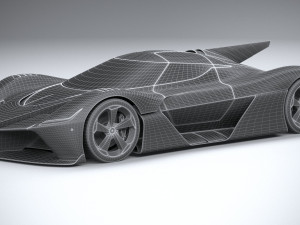 Generic Hypercar 2025 Modello 3D