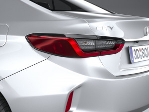 Honda City 2022 3D-Modell