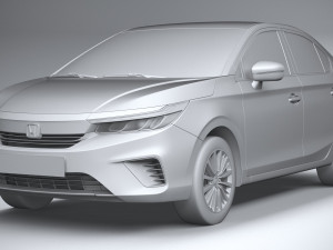 Honda City 2022 3D-Modell