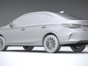 Honda City 2022 3D-Modell